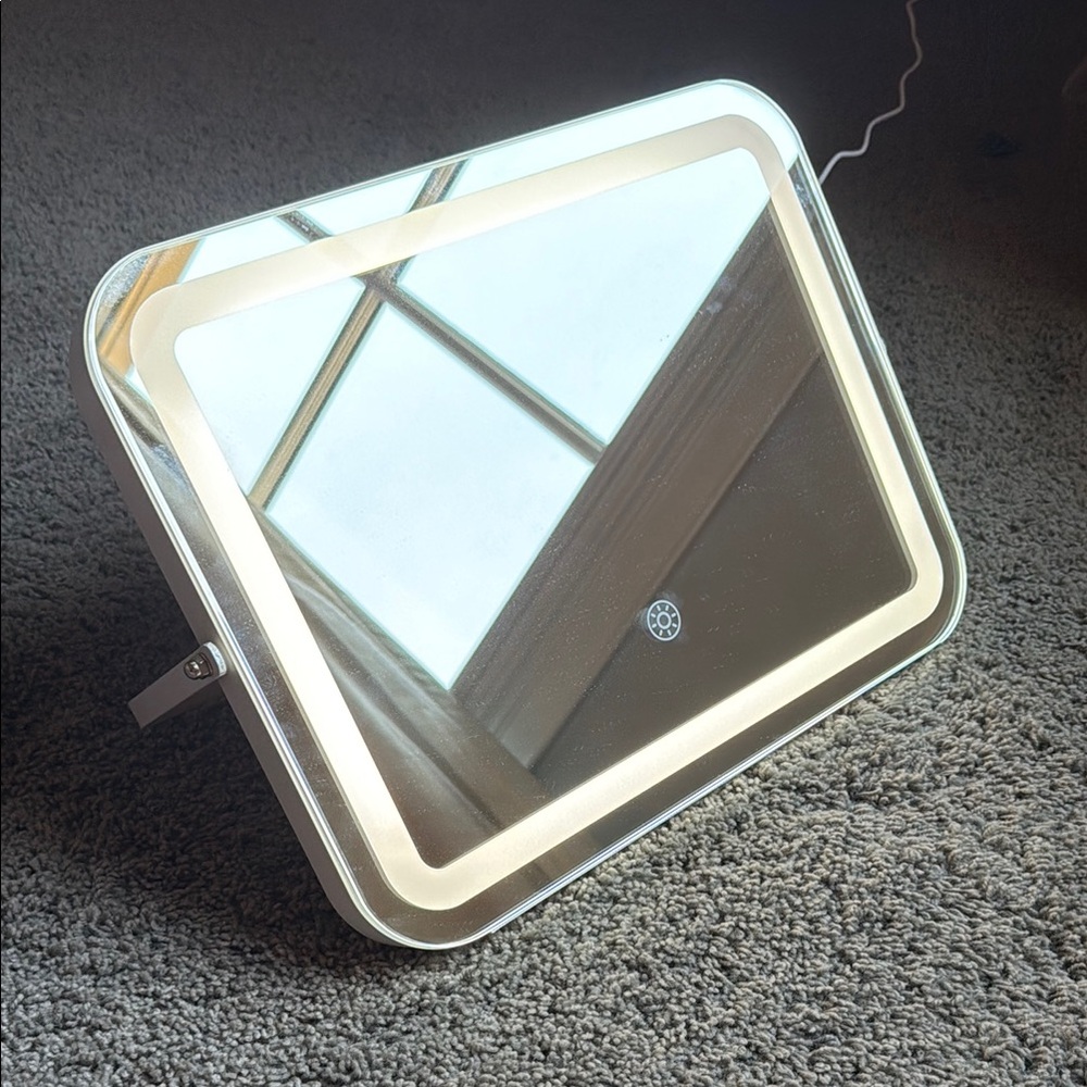 Gold Electronic Tablet with Silver Trim